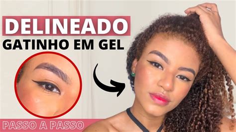 Como fazer delineado em gel passo a passo Vídeo Tutorial delineado