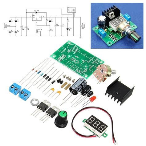 Kit Fuente De Voltage Regulable Variable Con Lm Vdc S En