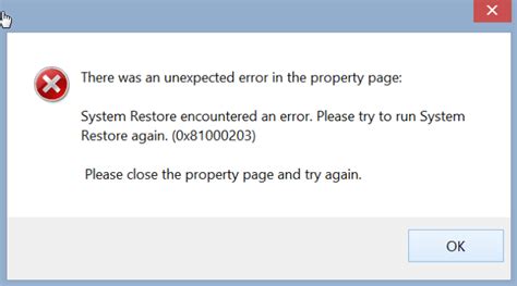 Fix There Was An Unexpected Error In The Property Page