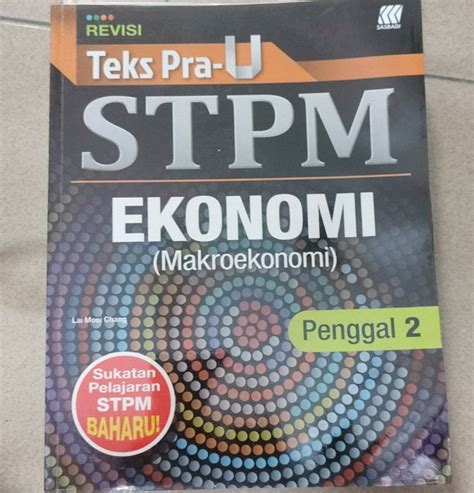 Stpm Ekonomi Penggal Sem Hobbies Toys Books Magazines