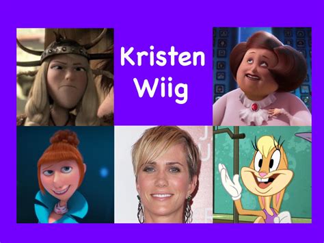 Kristen Wiig Voice Collage By Ducklover4072 On Deviantart