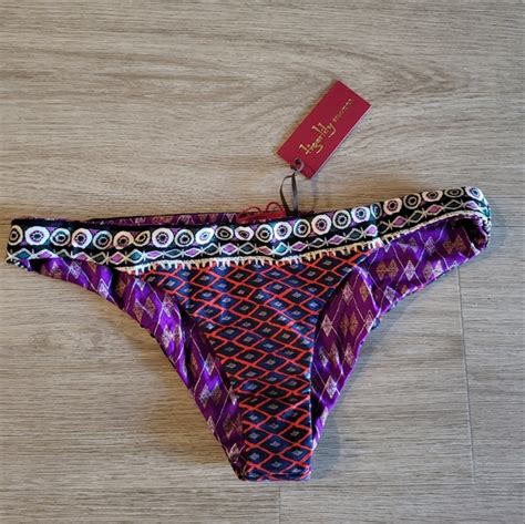 Tigerlily Swim Nwt Tigerlily Colorful Patterned Bikini Bottom