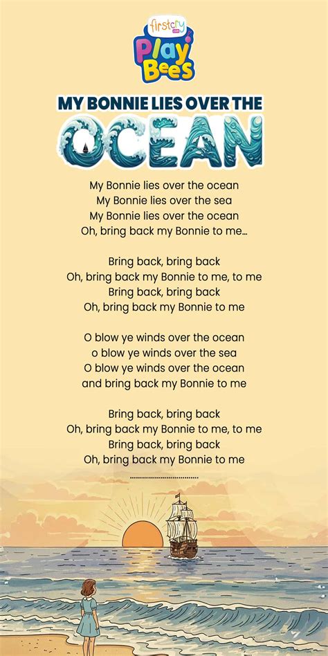My Bonnie Lies Over The Ocean Lyrics Nursery Rhyme Song