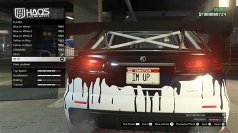 How To Get Custom License Plates On Cars In Gta Online Youtube