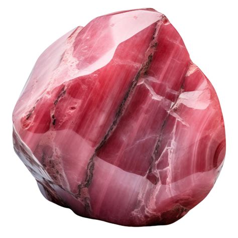 Ai Generated Rhodonite Stone Gem Clip Art Png