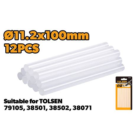 Tolsen Pcs Hot Melt Glue Stick Set X Mm