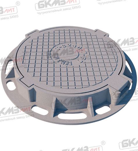 Купить люк чугунный тяжелый Т (С250)-7-60 с шарниром | Завод «БКМЗлит»