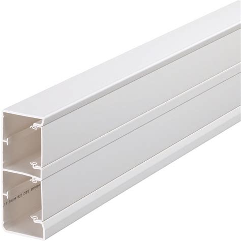 Goulotte 2 Compartiments GBD 134x54mm PVC Blanc GBD5013109010