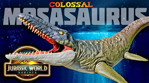 Mosasaurus Mattel - Mattel Jurassic World Rebirth Super Colossal Mosasaurus Review!!! - YouTube
