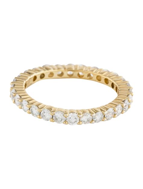 Ring 14k Diamond Eternity Band 14k Yellow Gold Eternity Band Rings