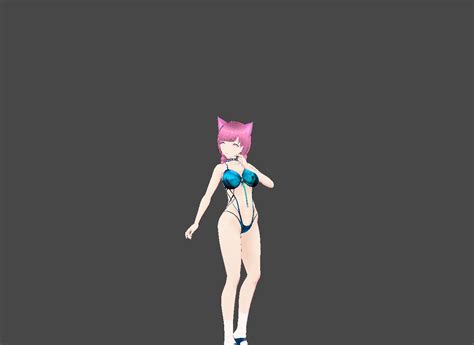 Vroid Bikini Girl For VRCHAT Etsy