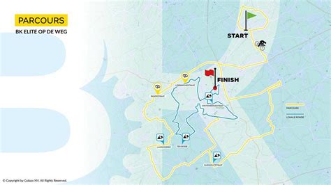 Het Parcours BK Wielrennen 2024 Zottegem