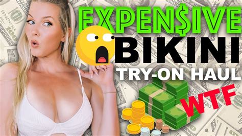 EXPENSIVE BIKINI TRY ON Triangl YouTube