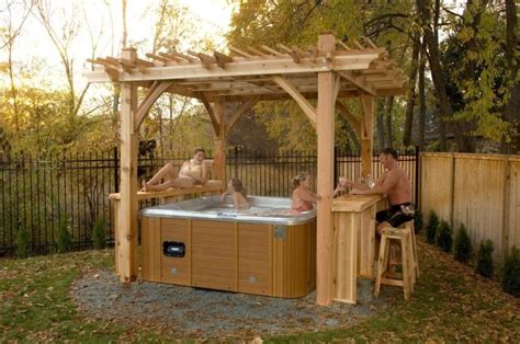 Hot Tub Pergola Design Ideas Diy Building Costs Photos Hot Sex Picture