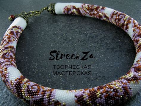 жгут вязаный из бисера "Розы" , купить жгут из бисера, жгут из бисера ...