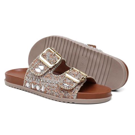 Sand Lia Rasteira Papete Brilho Nude Blogueira Compre Agora Dafiti Brasil