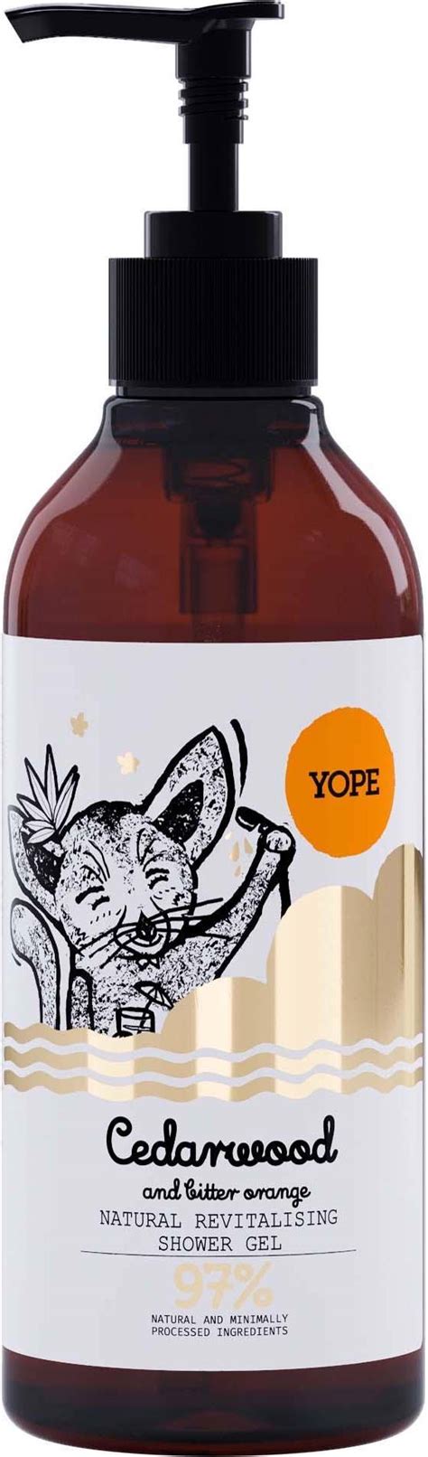 Yope Shower Gel Cedarwood Bitter Se Priser Nu