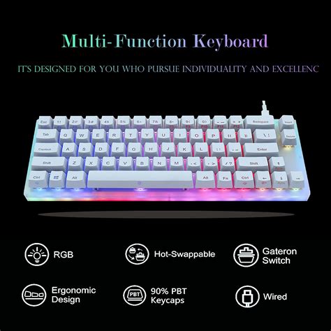 Mua Womier K Keyboard Mechanical Keyboard Hot Swappable Wired Rgb Backlit Keyboard