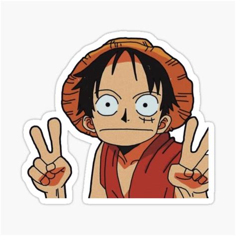 Luffy Hilarious Moment Sticker For Sale By Navdeephada99 Redbubble