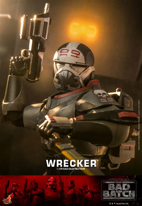 Hot Toys星際大戰瑕疵小隊破壞者Wrecker 比例收藏級人偶