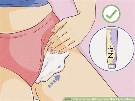 How To Remove Hair From Your Bikini Area With Nair Steps