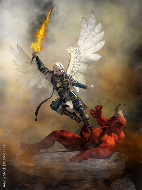 Archangel Michael Flaming Sword