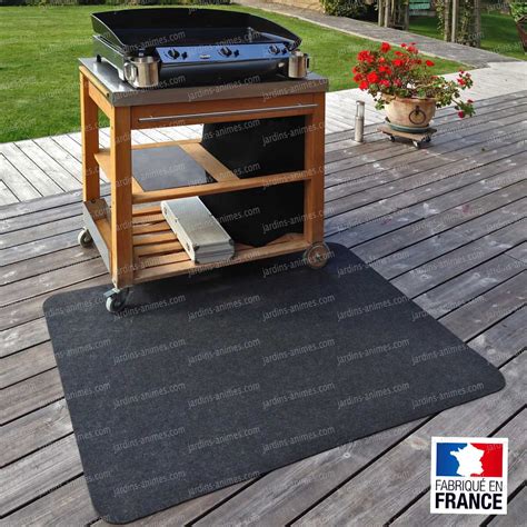 Tapis de protection de sols pour Plancha Braséro Plancha Barbecue