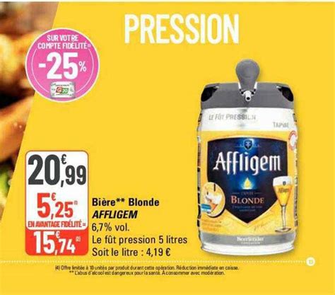 Promo Bi Re Blonde Affligem Chez G Icatalogue Fr