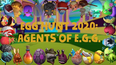 Egg Hunt 2020 Agents Of E G G Roblox Event Review YouTube