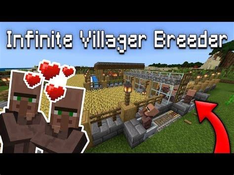 Minecraft Bedrock Infinite Villager Breeder Easy Tutorial