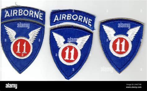 patch 11th airborne division WW2 Stock Photo - Alamy