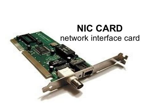 Nic card presentation by : AsP