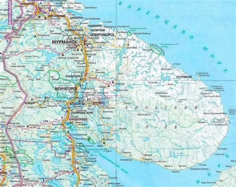 Scheme of public roads in the Murmansk Oblast. | Download Scientific Diagram