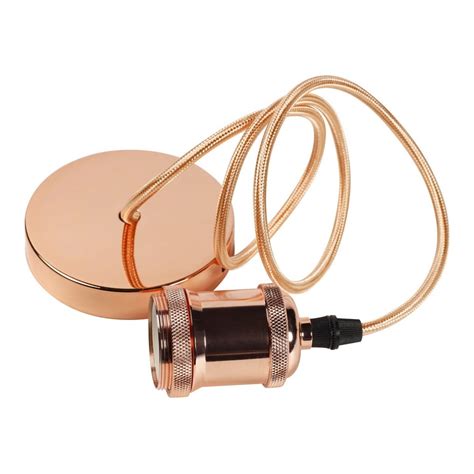 Подвес с металлическим патроном E27 Smartbuy 1 м, медь SBE-CLHE27m-c ...