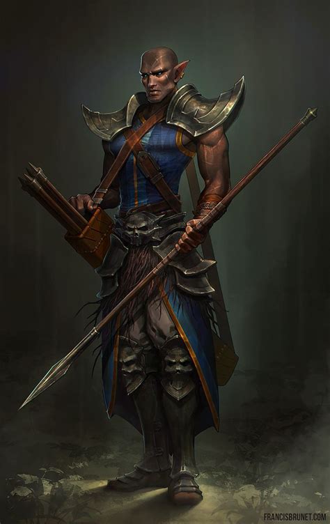 ArtStation - Dark Elves Javelins, Francis Brunet | Dungeons and dragons ...