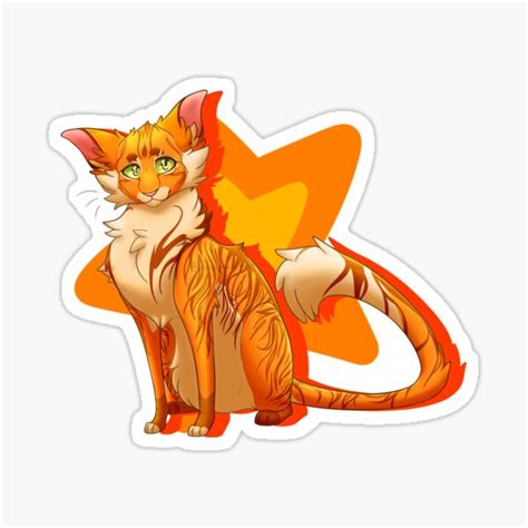 Firestar Sticker Sticker For Sale By Kryistanna Redbubble