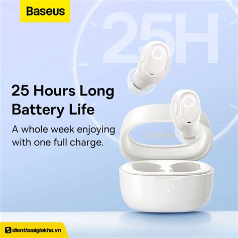 Tai nghe Bluetooth Baseus Encok True Wireless Earphones WM02 Chất