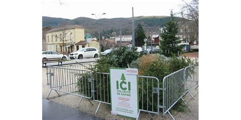 Saint Tienne Terrenoire Le Point De Collecte Des Sapins De No L