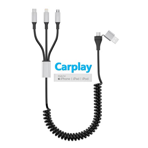 C Ble Iphone Carplay Certifi Mfi C Ble Iphone Usb Spiral Multi En