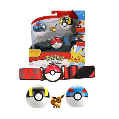 Bandai Pokémon Ceinture Première Ball Ultra Ball Et Figurine 5