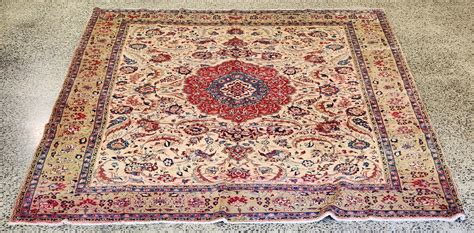 Lot Persian Hand Knotted Pure Wool Kashan Carpet 330 X 250cm