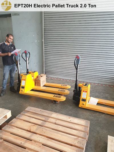 Hand And Electric Pallet Truck Delivered July Tysen Technologies