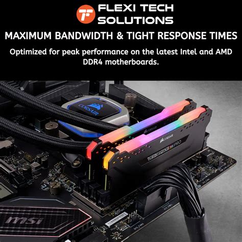 CORSAIR Vengeance RGB Pro DDR4 Black 32GB 4000MHz RAM – Flexi Tech