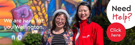 New Landing Page Banner with click here | Wellington City Mission