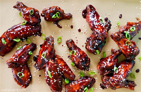 Crispy Baked Asian Chicken Wings Just A Taste