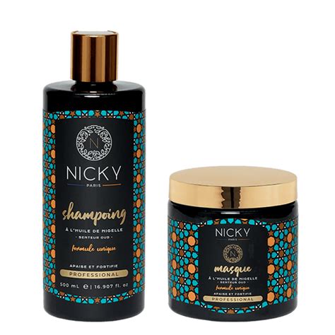 Gamme Shampoing & Masque - Huile de Nigelle - Nicky Paris - LAM Boutique