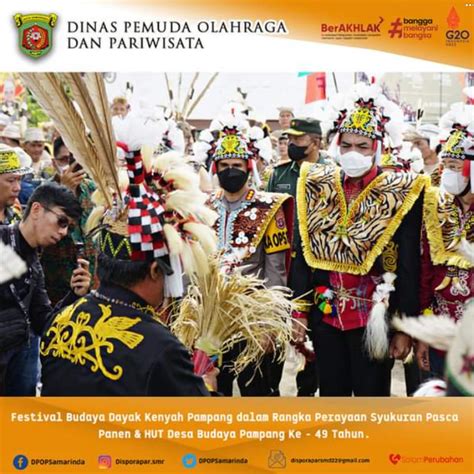 Festival Budaya Dayak Kenyah Pampang Dalam Rangka Perayaan Syukuran