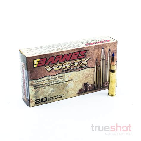 Barnes Vor Tx 308 Win 130 Grain Tipped Triple Shock X Boat Tail Premium Hunting Ammunition