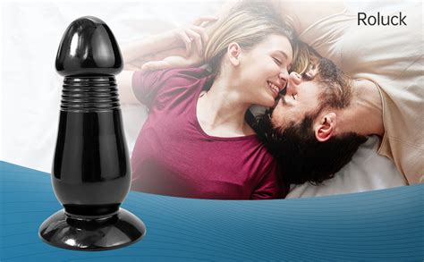 Roluck Saugnapf Groß Realistischer Penis Analdildo mit Saugnapf Anal Plug Weibliche Masturbation