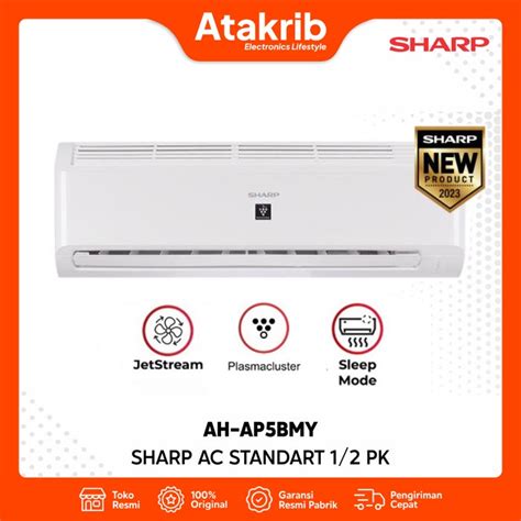 Jual SHARP AC STANDART 1 2 PK AH AP5BMY PLASMACLUSTER Shopee Indonesia